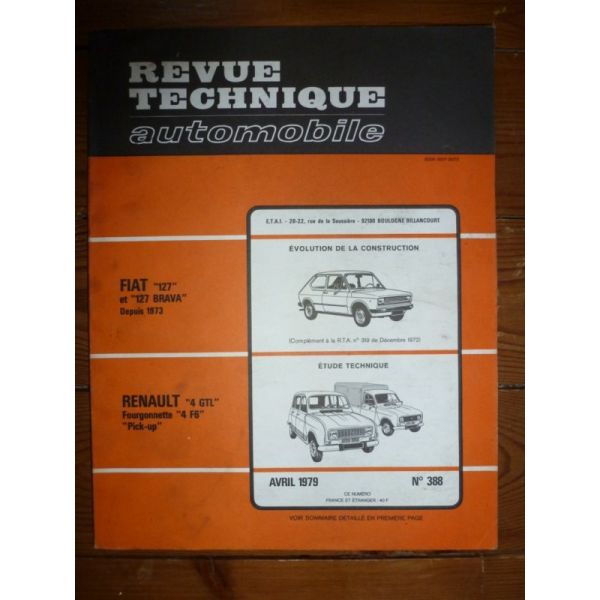 R4 F6 Revue Technique Renault