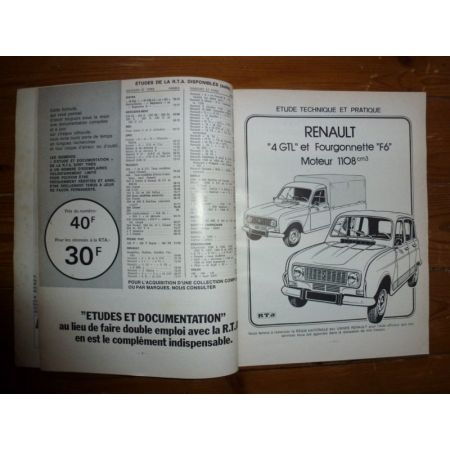 R4 F6 Revue Technique Renault