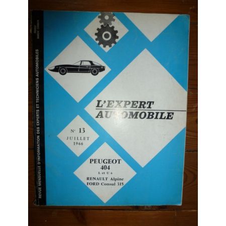 404 L LD U6 U6D Revue Technique Peugeot