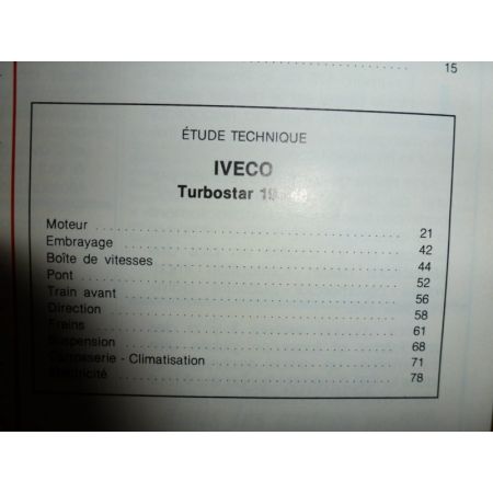 TurboStar 190.48 Revue Technique PL Iveco