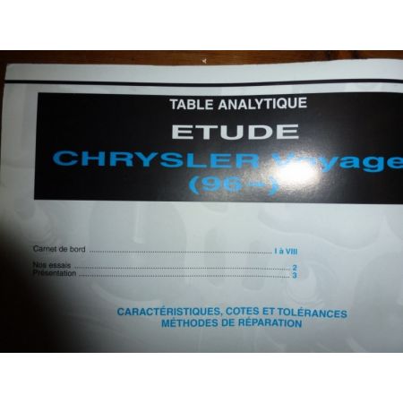 Voyager 96- Revue Technique Chrysler