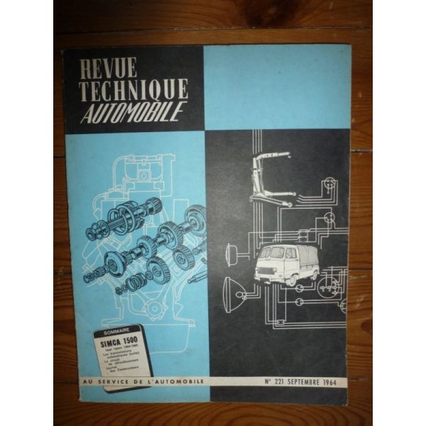 1500 64-65 Revue Technique Simca Talbot