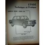 1500 64-65 Revue Technique Simca Talbot