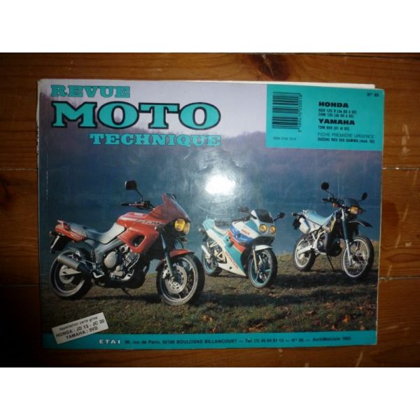 NSR CRM 125 TDM850 Revue Technique moto Honda Yamaha