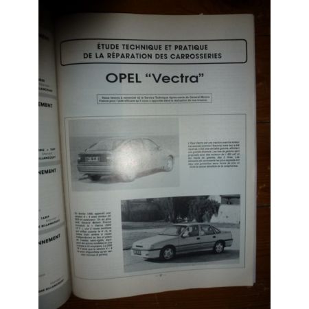 Vectra Revue Technique Carrosserie Opel