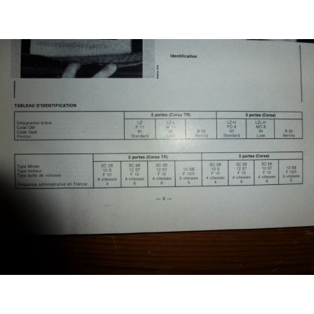 Corsa A Ess Revue Technique Opel