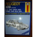309 Die Revue Technique Haynes Peugeot