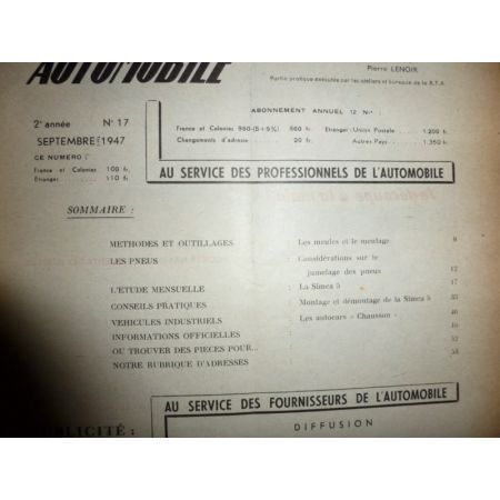 Simca 5 Revue Technique Simca Talbot