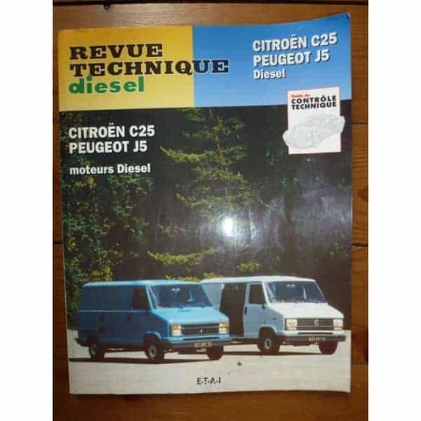 C25 J5 D Revue Technique Citroen Peugeot