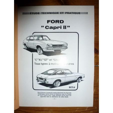 Capri II 4cyl Revue Technique Ford