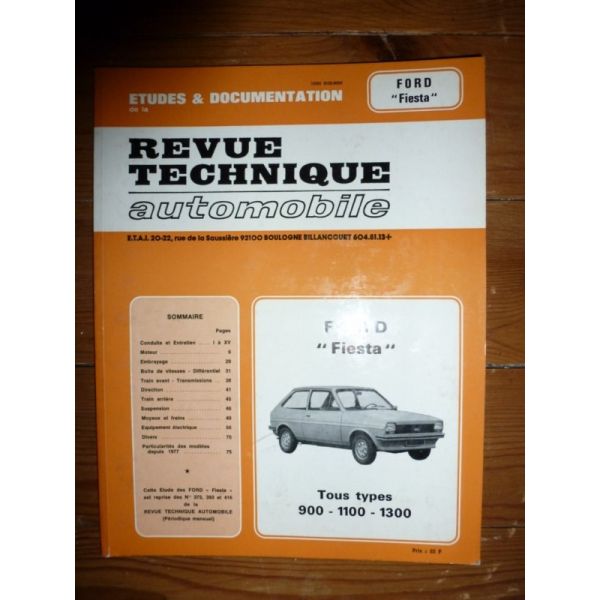 Fiesta Revue Technique Ford