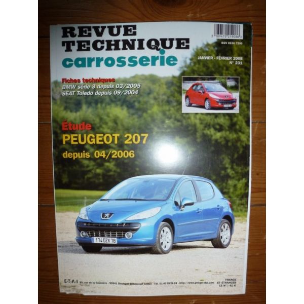 207 06- Revue Technique Carrosserie Peugeot