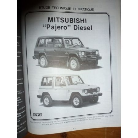 PAJERO -92 Revue Technique Mitsubishi