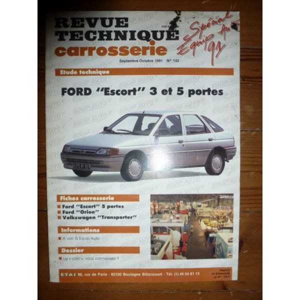 ESCORT Revue Technique Carrosserie Ford