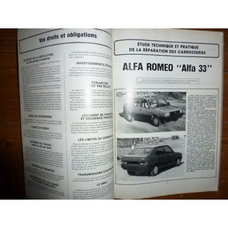 33 Revue Technique Carrosserie Alfa Romeo