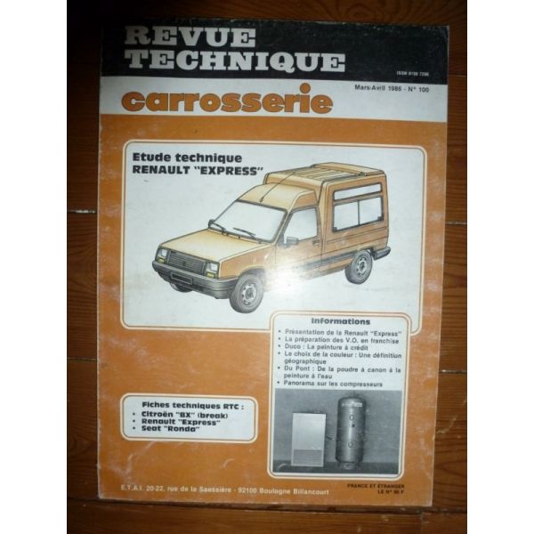 Express Revue Technique Carrosserie Renault