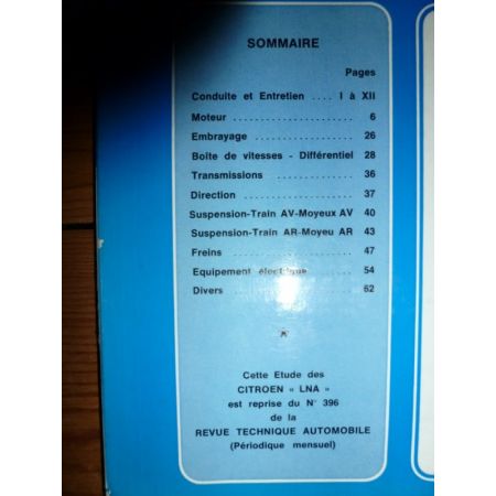 LNA Revue Technique Citroen