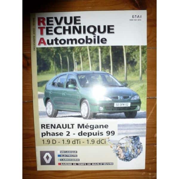 Megane 2 99- Revue Technique Renault