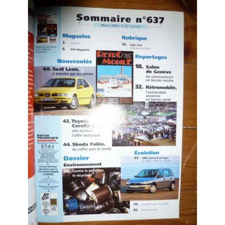 Evol Corsa B Tigra 97-00 Revue Technique Opel