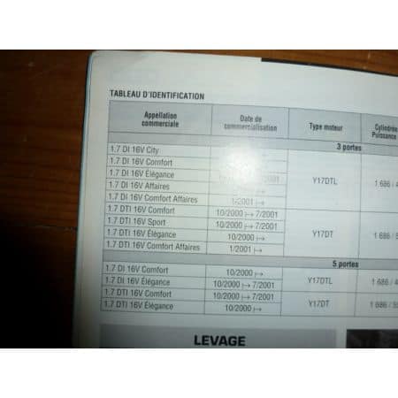 Corsa Dies 00- Revue Technique Opel