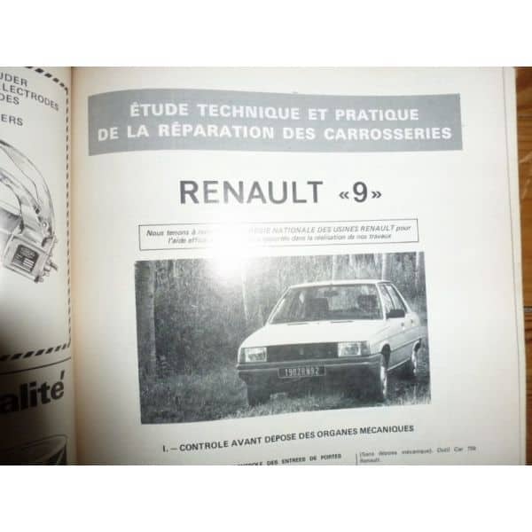 Revue Technique Carrosserie R 16 de Renault