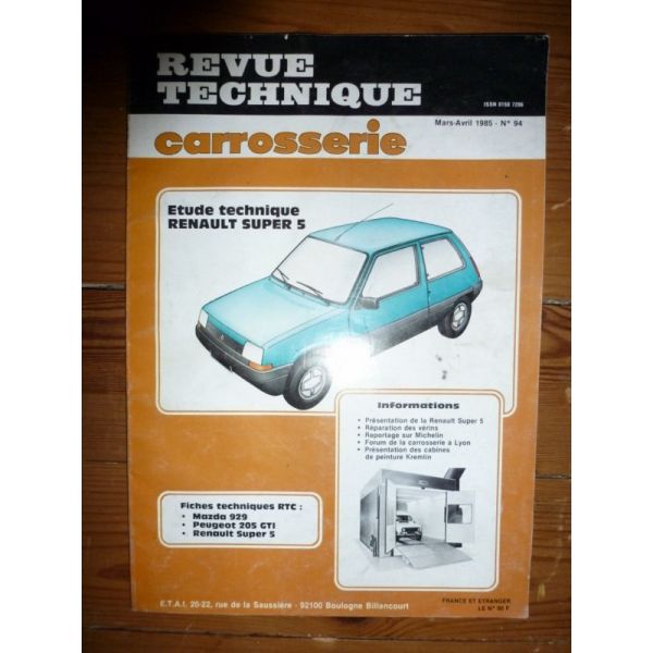 super 5 Revue Technique Carrosserie Renault
