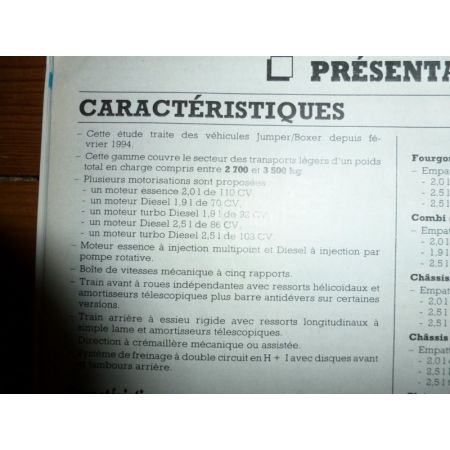 Jumper Boxer Revue Technique Citroen Peugeot