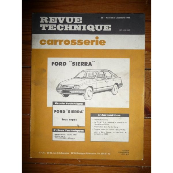 Sierra Revue Technique Carrosserie Ford