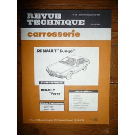 Fuego Revue Technique Carrosserie Renault