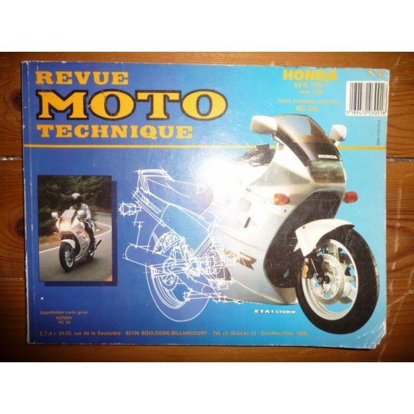 VFR750F  86 Revue Technique moto Honda