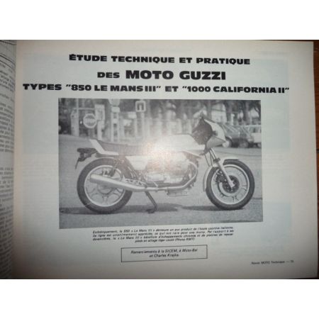 MBX125 MTX125 200 Le Mans California 3 Revue Technique moto Honda Fuzzi