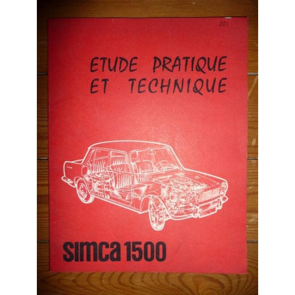 1500 Revue Technique Simca Talbot