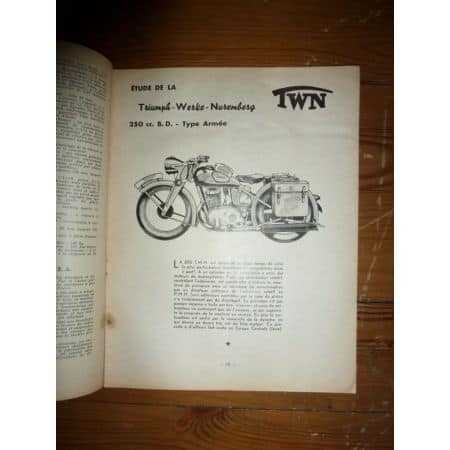 TWN 250 Armée Revue Technique moto Triumph