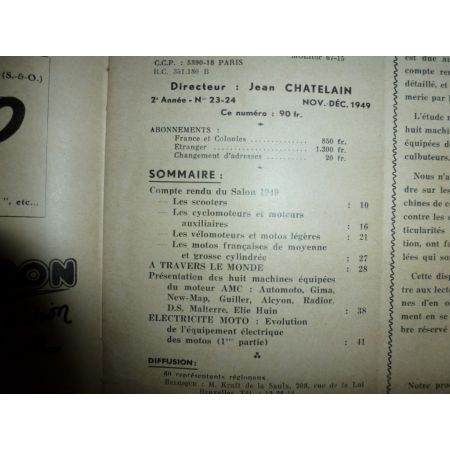 Salon 1949 Revue Technique moto