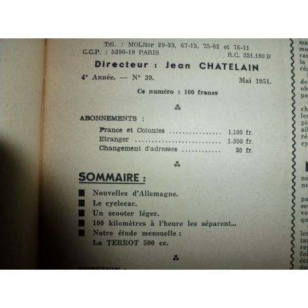 500cc Revue Technique moto Terrot