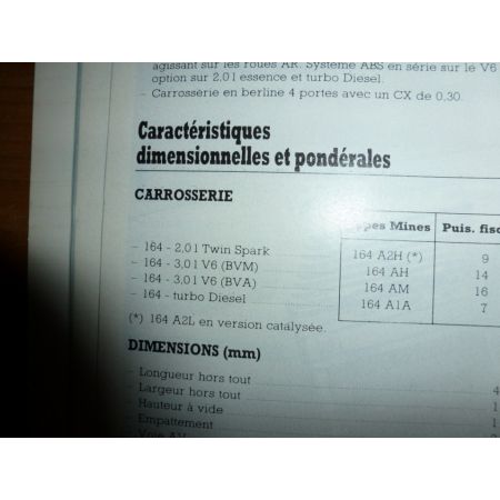 164 Revue Technique Alfa Romeo