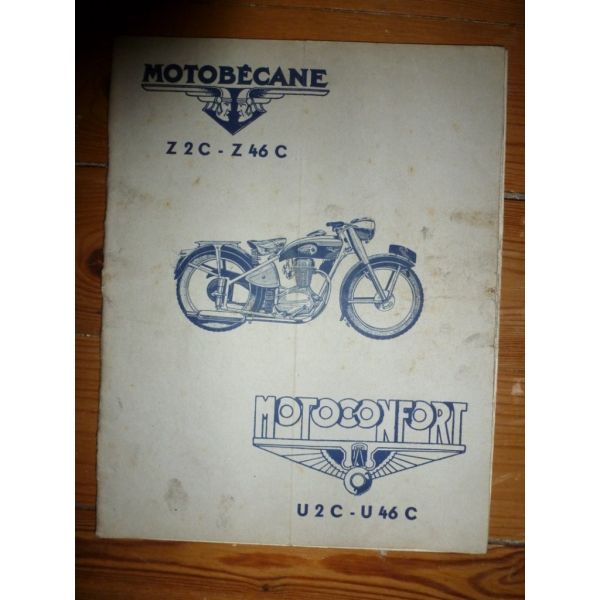 Z2C Z46C U2C U46C Revue Technique moto Motobecane