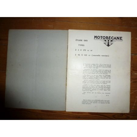 Z2C Z46C U2C U46C Revue Technique moto Motobecane