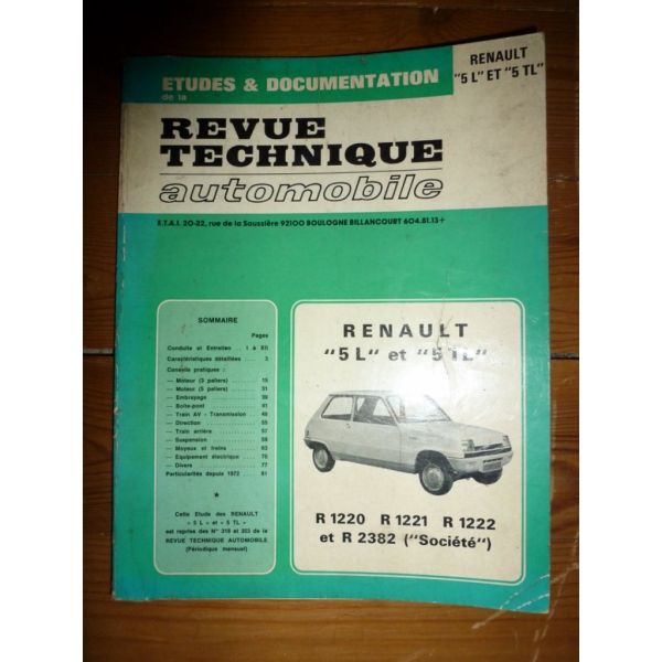 R5 Revue Technique Renault