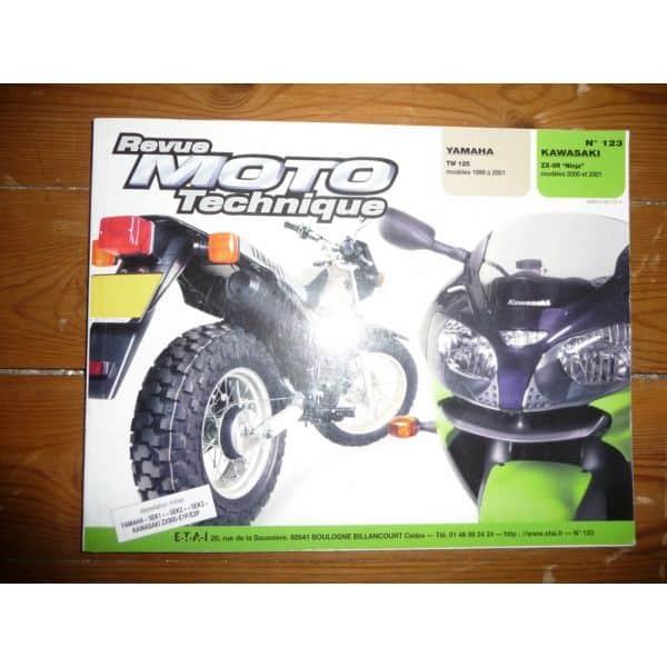 ZR95 TW125 Revue Technique moto Kawasaki Yamaha