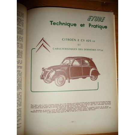 2CV Partie 1 Revue Technique Citroen