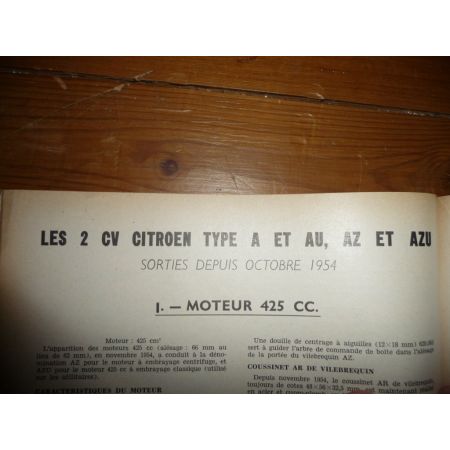 2CV Partie 1 Revue Technique Citroen