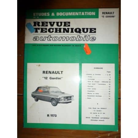 R12 Gord Revue Technique Renault