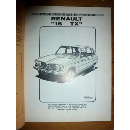 R16 TX Revue Technique Renault