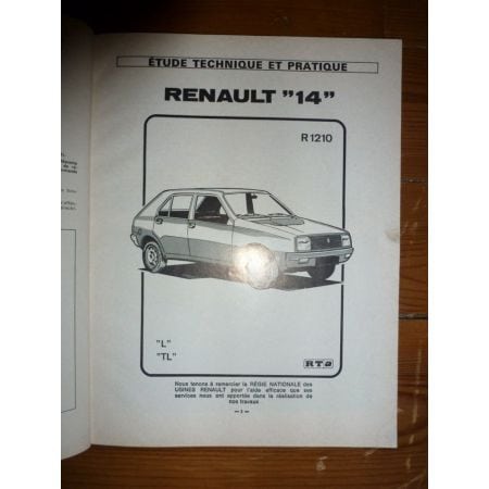 R14 L TL Revue Technique Renault