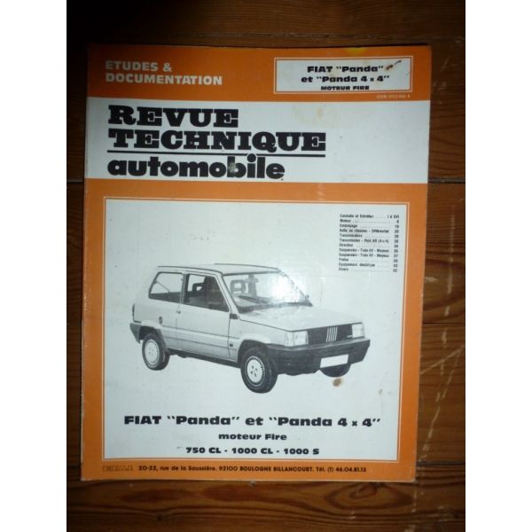 Panda 4x4 Revue Technique Fiat