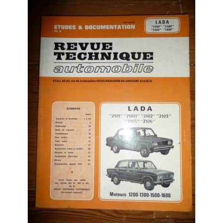 LADA 2101, 21011, 2102, 2103, 2105, 2106 - RRTA0360.2 Revue Technique Lada