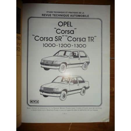 Corsa A Ess Revue Technique Opel
