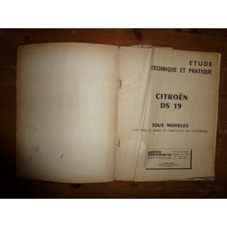DS 19 1911cc Revue Technique Citroen