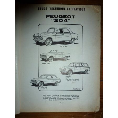 204 Revue Technique Peugeot